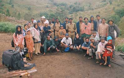Trekkers on the kurinji hills